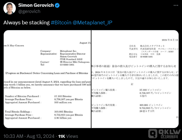 ձMetaplanet˾ُ5|ԪBitcoinւ} DƬ